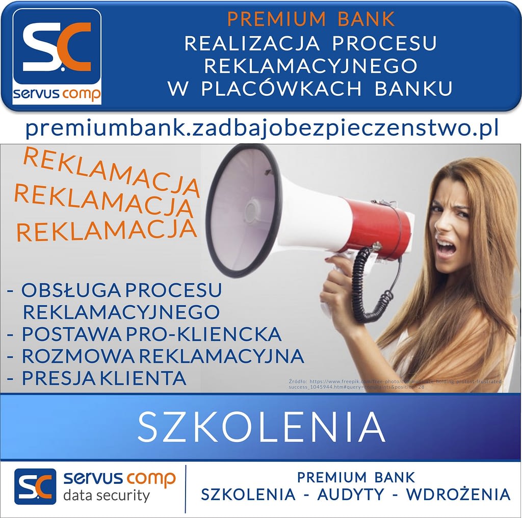SKUTECZNA REALIZACJA PROCESU REKLAMACYJNEGO W PLACÓWKACH BANKU